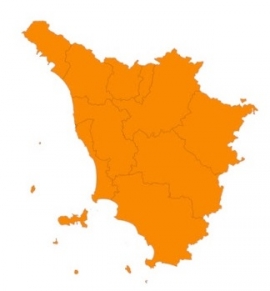 La Toscana torna in zona arancione
