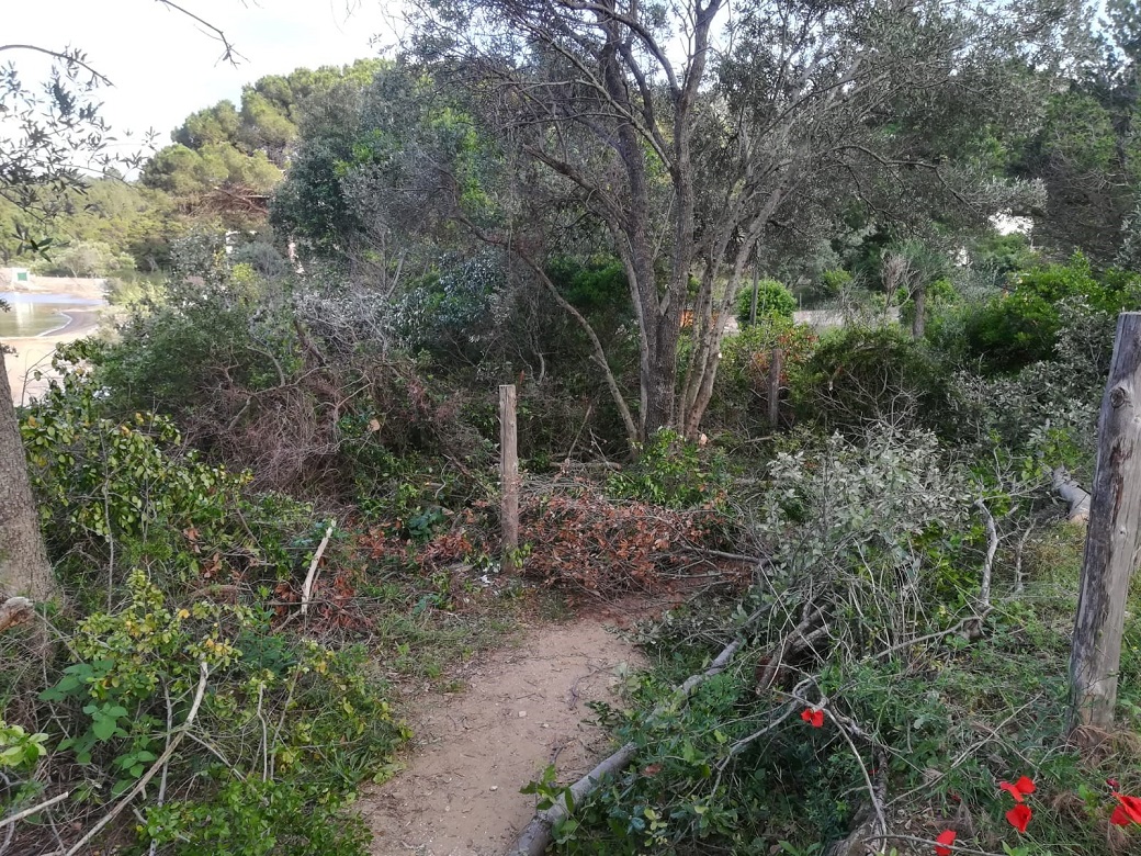 Galenzana accesso spiaggia chiuso 1