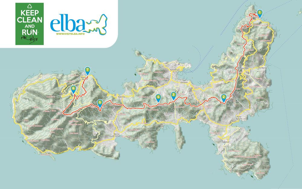 Mappa KCR22 Isola dElba