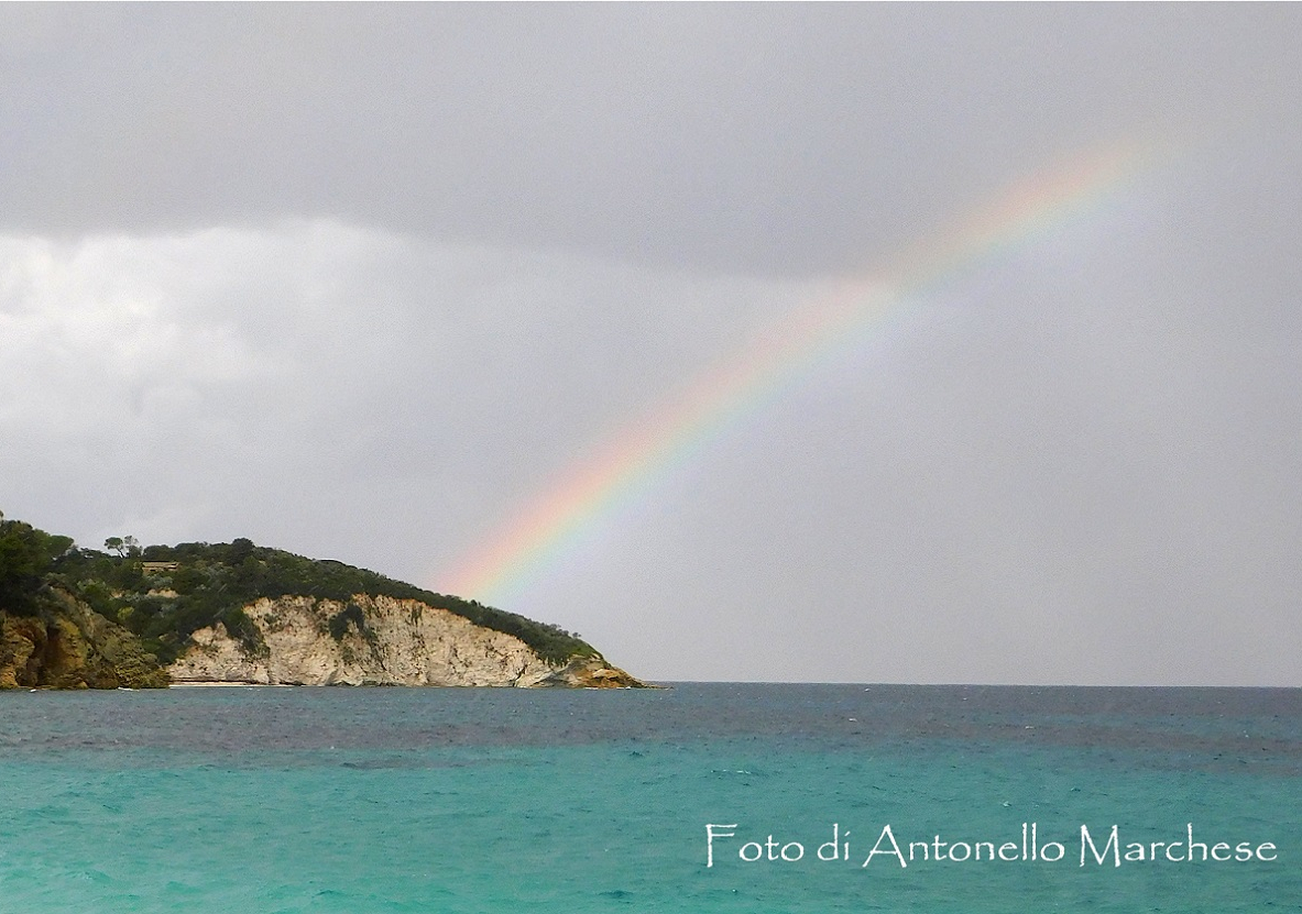 Capo Bianco e arcobaleno foto di antonello marchese