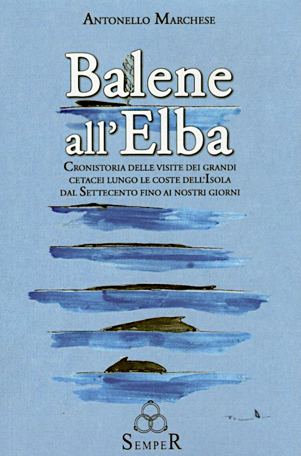 copertina libro balene all'Elba