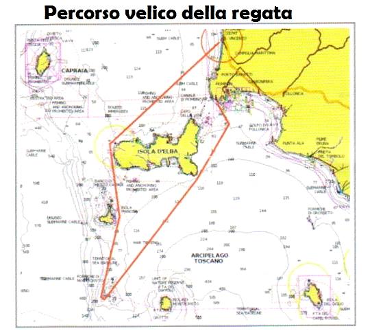 Percorso Velico della regata