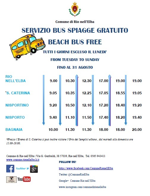 bus spiagge rio elba 2014