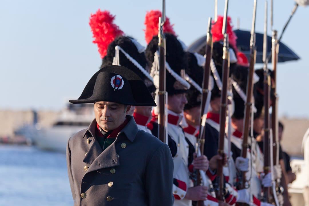 Napoleone al suo arrivo