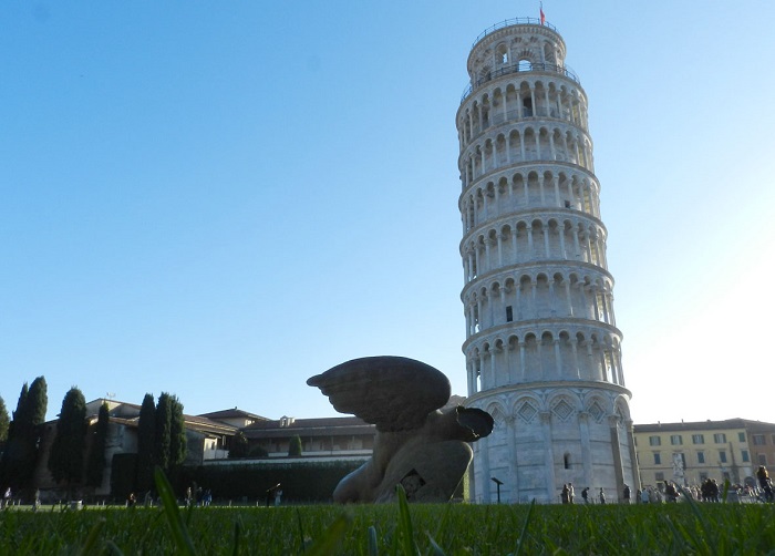 Mitoraj a Pisa Angeli