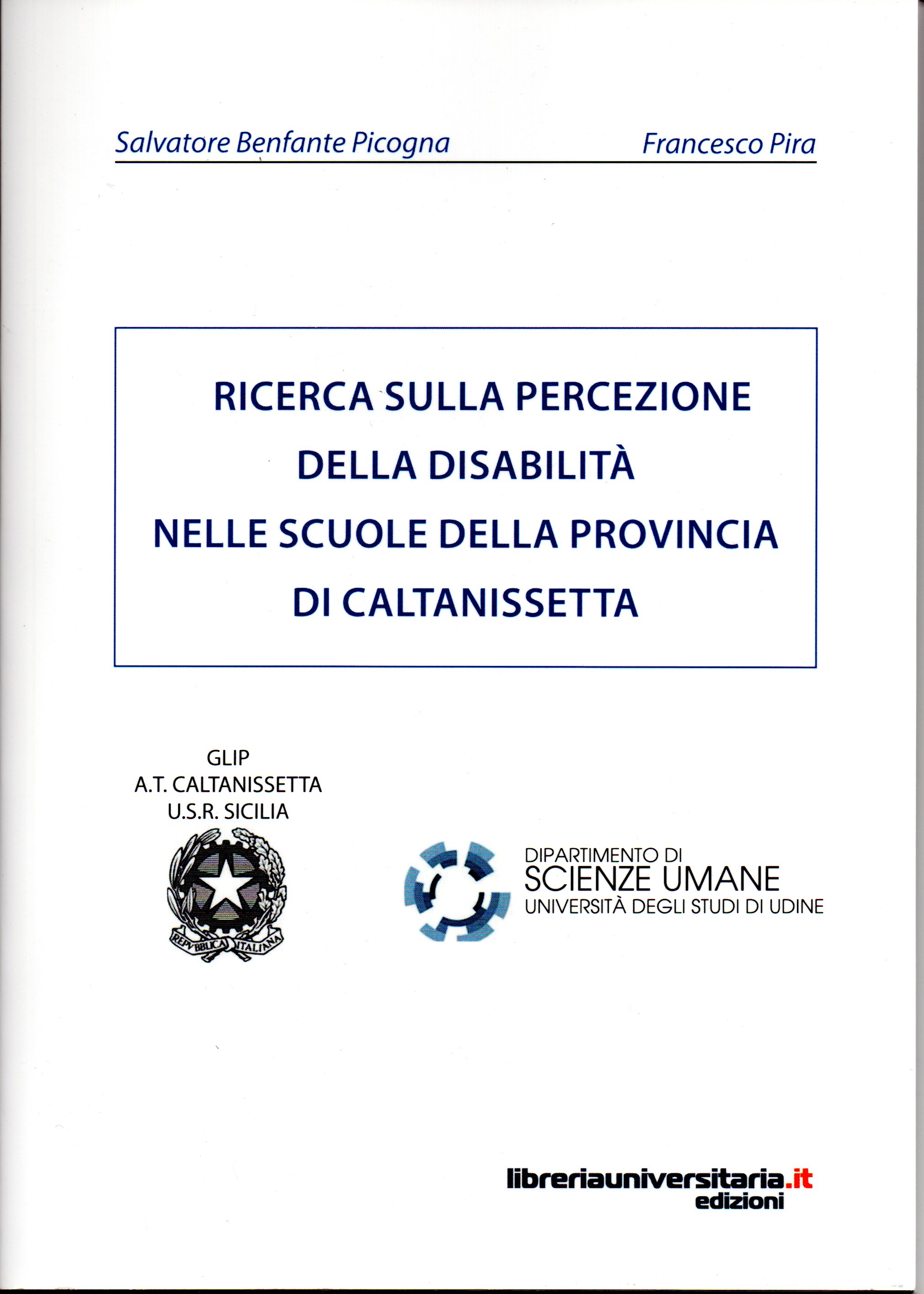 Copertina libro Pira Benfante percezione disabilità040