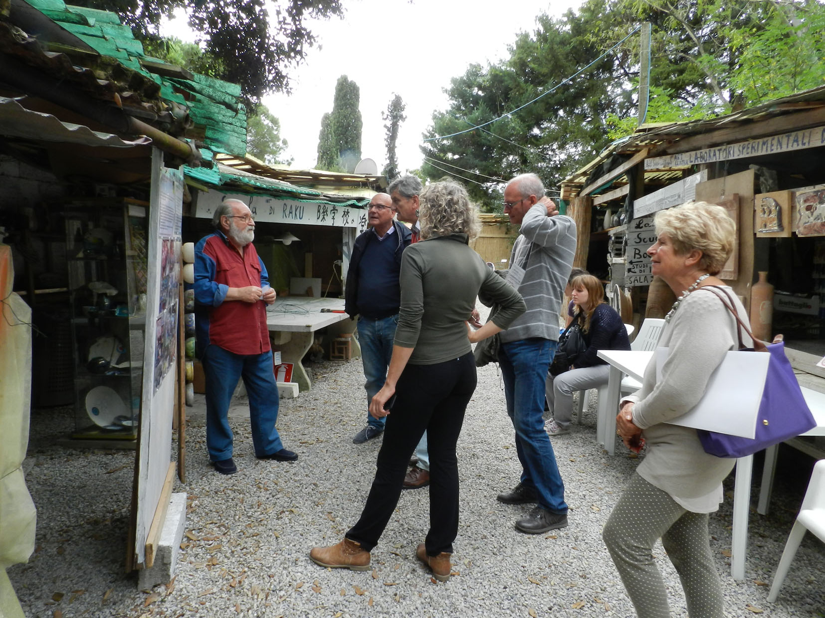 Visita alla scuola di Raku