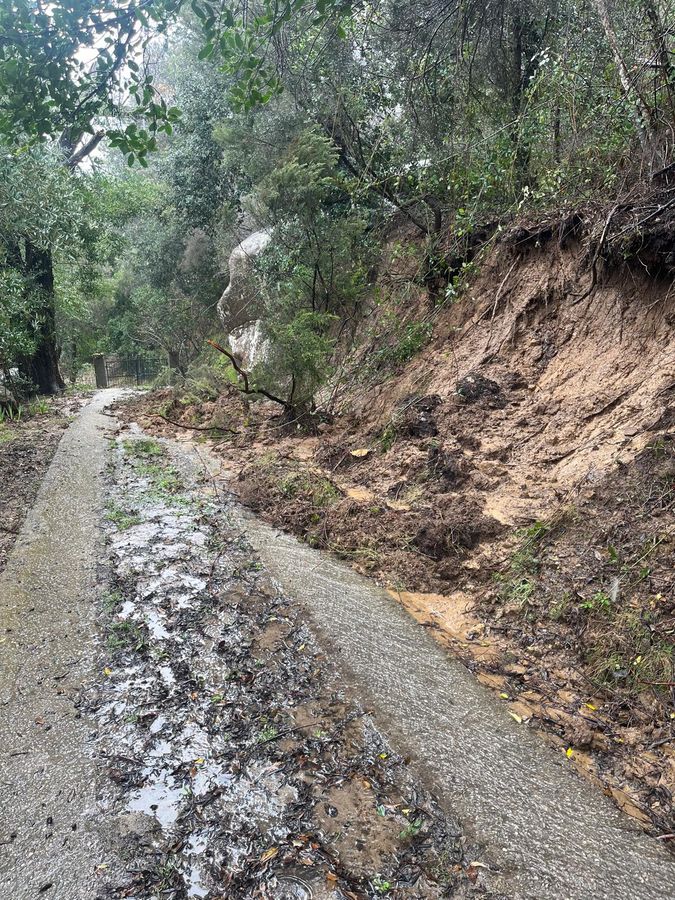 strada di redinoce fango