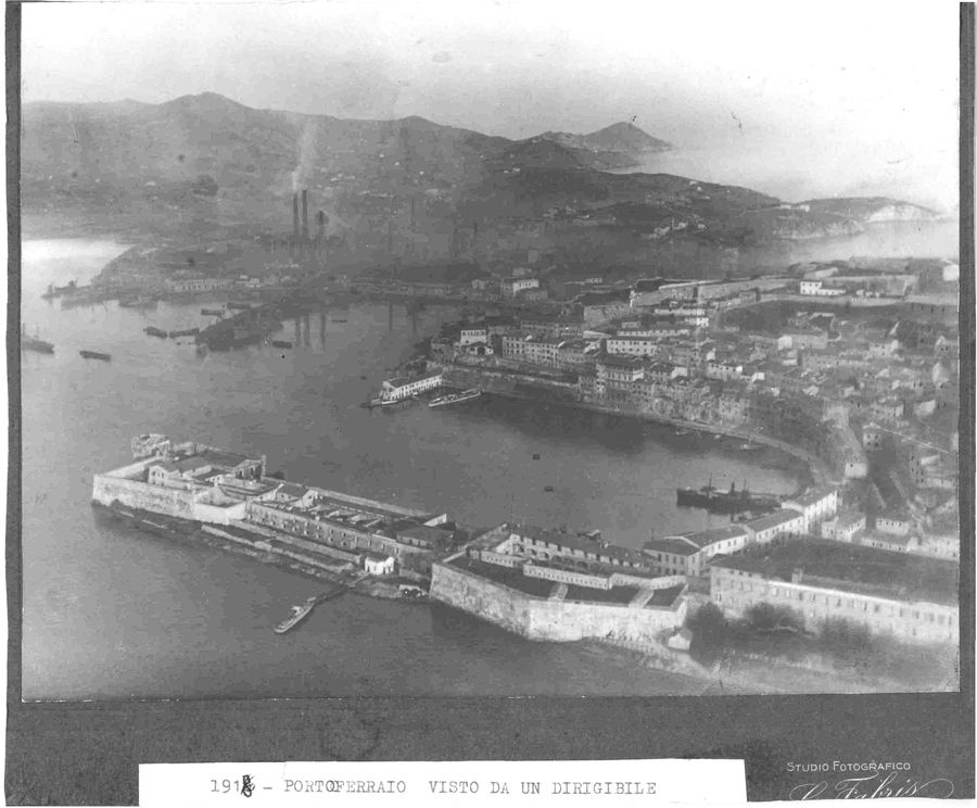 portoferraio 1918 da dirigibile