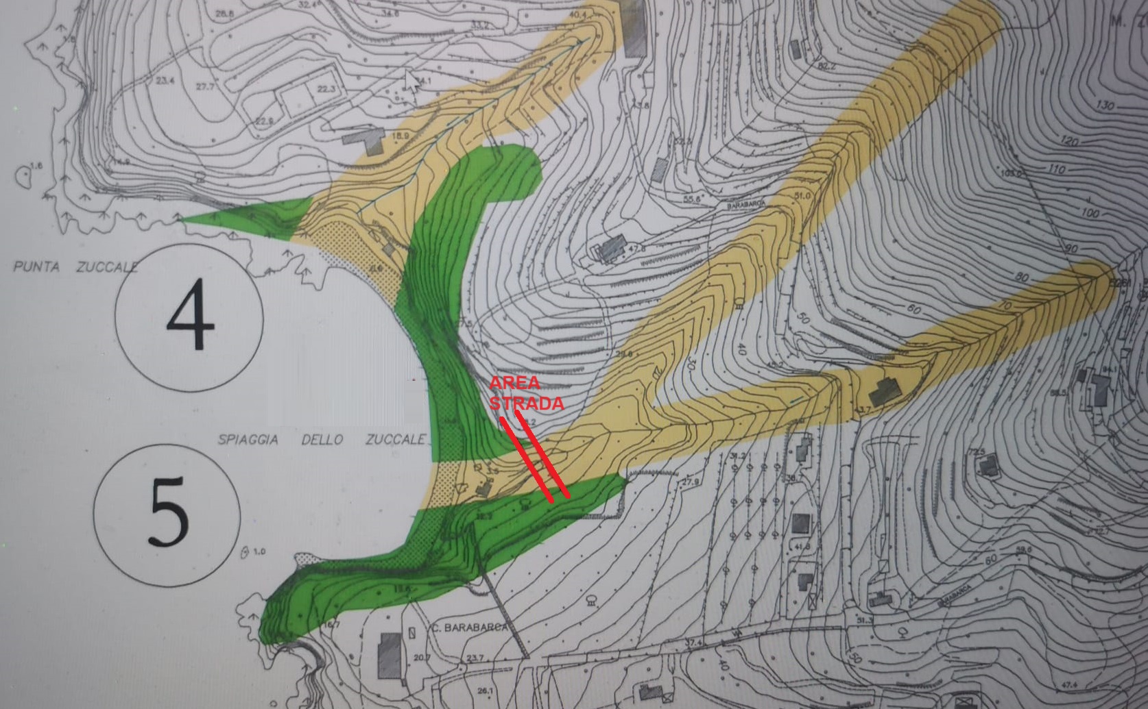 Zuccale nuova strada cartografia