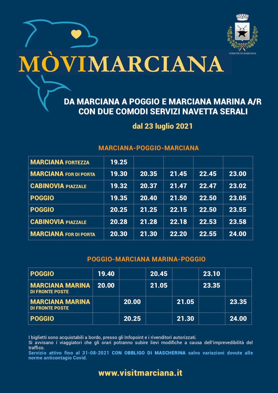 ORARI MOVIMARCIANA 2021 2