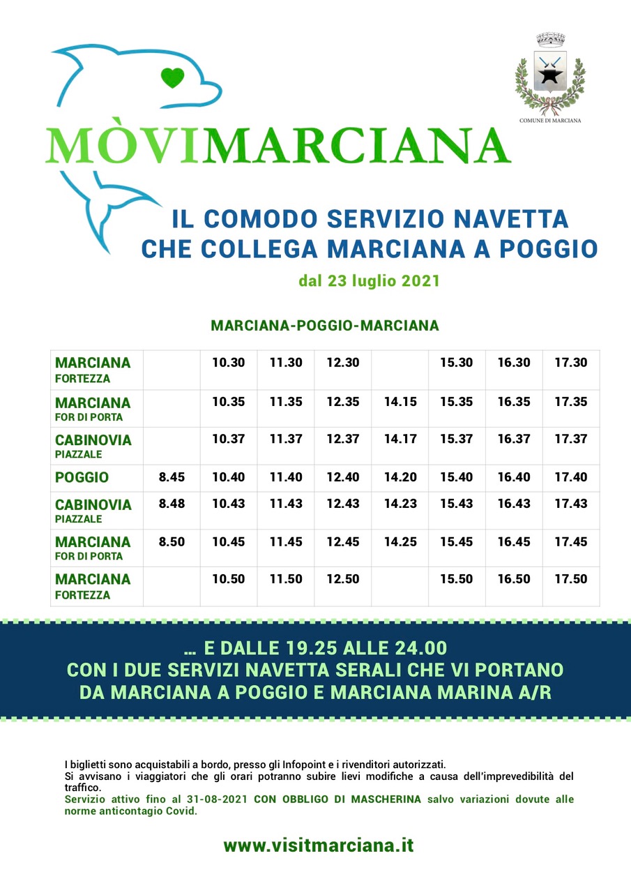 ORARI MOVIMARCIANA DAY 2021