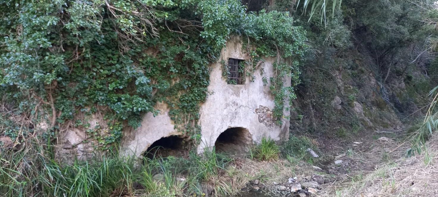 Mulino ad acqua lungo il fosso di San Martino.