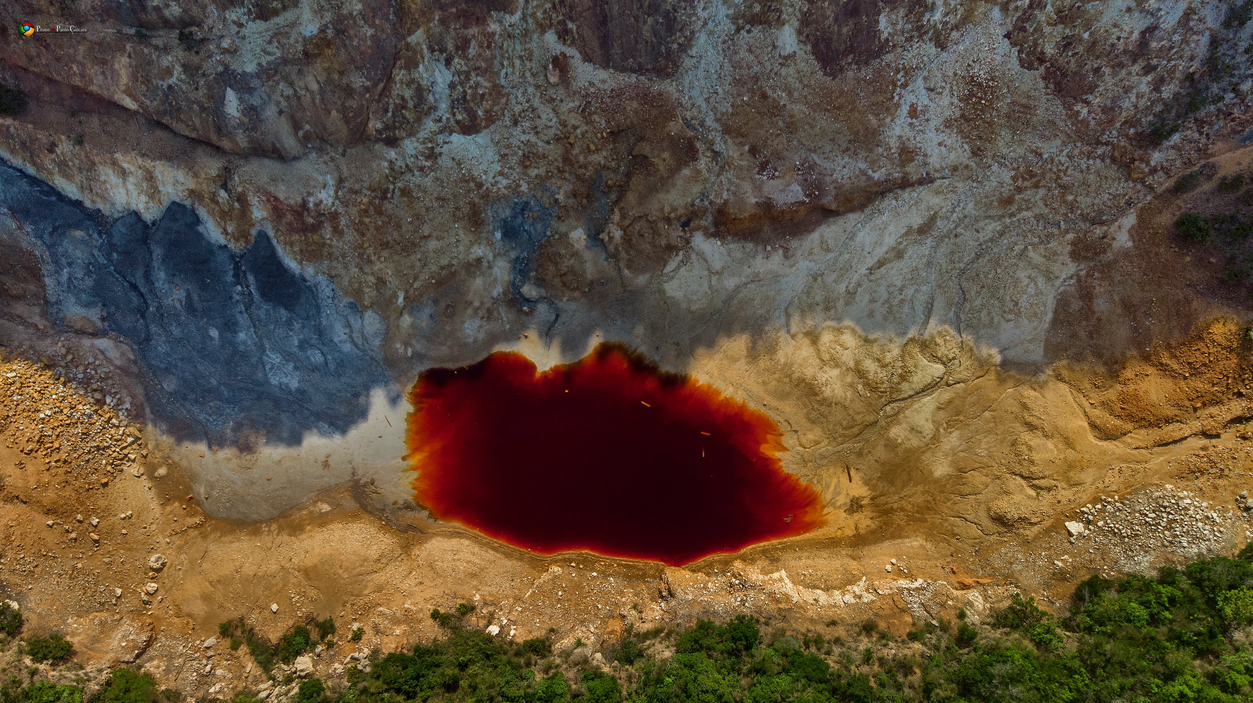 quello che resta del Laghetto rosso