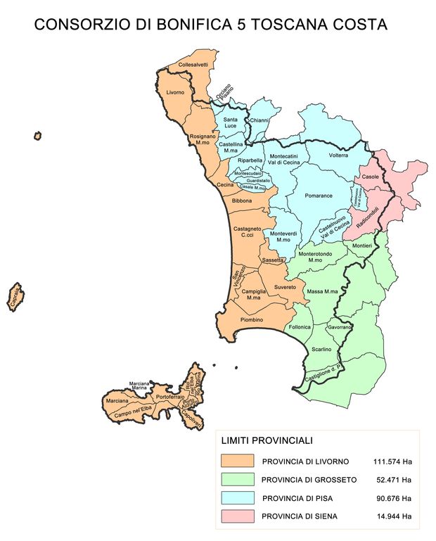 consorzio bonofica 5 toscana costa