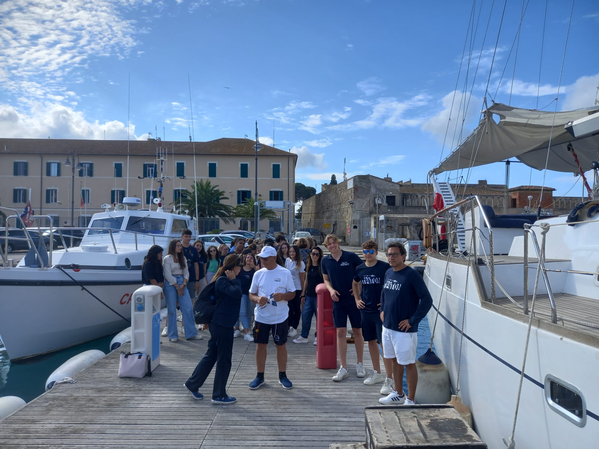 studenti ISIS Foresi e ITCG Cerboni in visita alla Lady Marianna