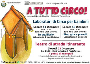 A Portoferraio laboratori di Circo per i più piccoli