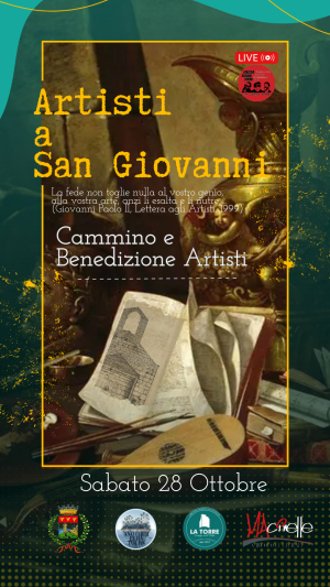 Cammino e benedizione degli Artisti a San Giovanni