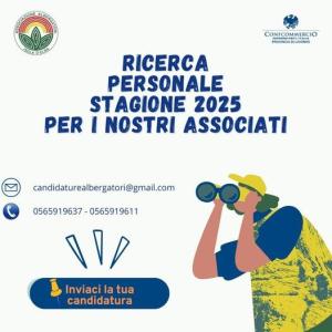 Ricerca personale per la stagione estiva 2025