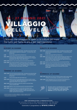 Dal 24 al 27 giugno il “Villaggio della Vela” al Circolo della Vela di Marciana Marina