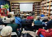 Un successo di partecipazione l&#039;incontro con Pino Bertelli e Paola Grillo in biblioteca a Campo