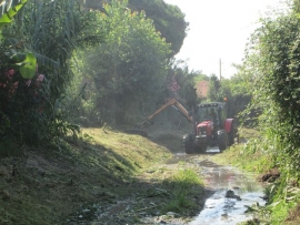 La pulizia dei corsi d&#039;acqua campesi 