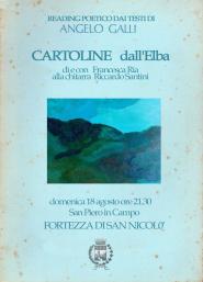 &quot;Cartoline dall&#039;Elba&quot;, a San Piero lettura poetica delle opere di Angelo Galli