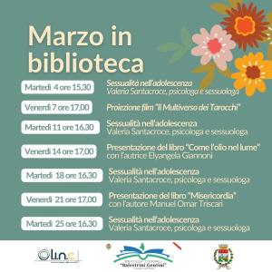 Un marzo ricco di appuntamenti in biblioteca a Campo