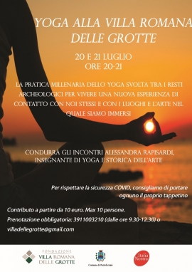 Yoga alla Villa romana delle Grotte