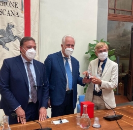 Pegaso al Presidente Sammuri per i 25 anni del Parco dell’Arcipelago. Giani: “Vanto per la Toscana”