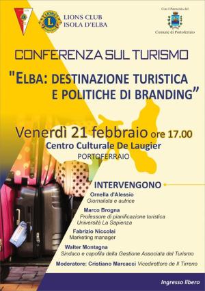 “Elba: destinazione turistica e politiche di branding”, conferenza del Lions club a Portoferraio