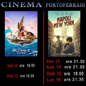 Al Cinema di Portoferraio &quot;Oceania 2&quot; e &quot;Napoli-New York&quot;