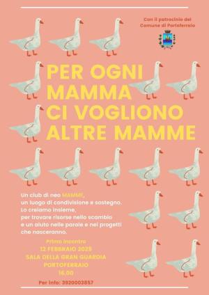 Il “Club delle Mamme” uno spazio di condivisione, supporto reciproco e crescita collettiva