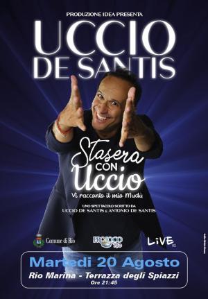 “Stasera con Uccio” lo show di Uccio De Santis sugli Spiazzi di Rio Marina