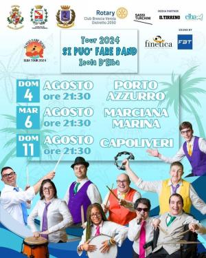 La &quot;Si Può Fare Band&quot; porta in Tour all’Elba i suoi concerti inclusivi