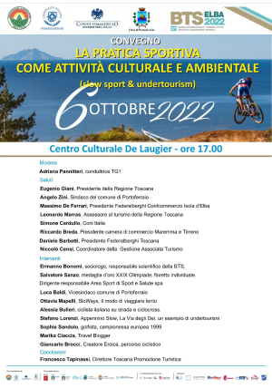 Con il convegno ”La pratica sportiva come attività culturale e ambientale” si apre la 27^ edizione della BTS