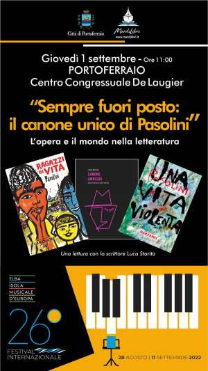 Due appuntamenti all&#039;Elba per ricordare Pier Paolo Pasolini, 1 e 6 settembre