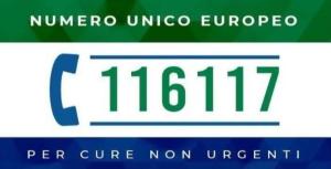 L&#039;Asl ricorda che per le cure non urgenti c&#039;è il numero 116117