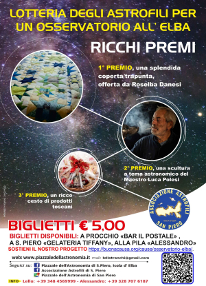 La Lotteria degli Astrofili per realizzare l&#039;osservatorio astronomico a San Piero