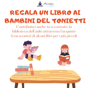 Regala un libro ai bambini del Tonietti