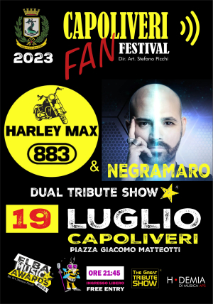 Elba Music Awards, stasera a Capoliveri 883 e Negramaro Tribute band