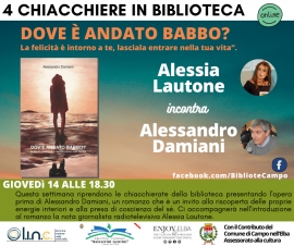 4 chiacchiere in Biblioteca con Alessandro Damiani ed il suo &quot;Dov&#039;è andato babbo?&quot;