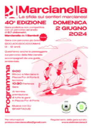 Marcianella 2024: domenica 2 giugno la 40^ edizione