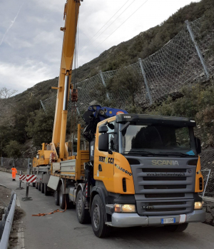 Conclusi i lavori di rimozione dei massi franati sulla SP 25 a Campo Lo Feno