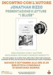 In Biblioteca a Marciana Marina Jonathan Rizzo presenta &quot;I Blues&quot;