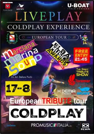 Stasera a Marciana Marina gran finale degli Elba Music Awards con il tributo ai Coldplay