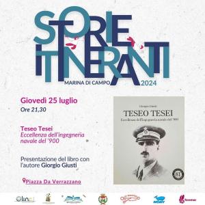 Storie Itineranti - domani la presentazione di &quot;Teseo Tesei Eccellenza dell&#039;ingegneria Navale del &#039;900&quot;