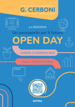 Il 13 gennaio Open Day all&#039;ITCG Cerboni