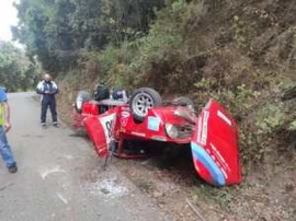 Pericoloso incidente al Rallye Elba, illeso l&#039;equipaggio