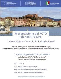 Un ponte tra le isole minori.Il progetto del &quot;Foresi&quot; Islands 4 Future